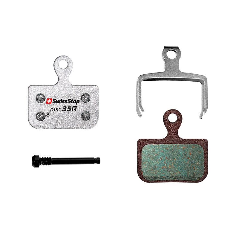 SwissStop Disc E Bicycle Disc Pads Model D35 for Sram eTap AXS and Avid Elixir Brake Calipers, Silver, TU EU